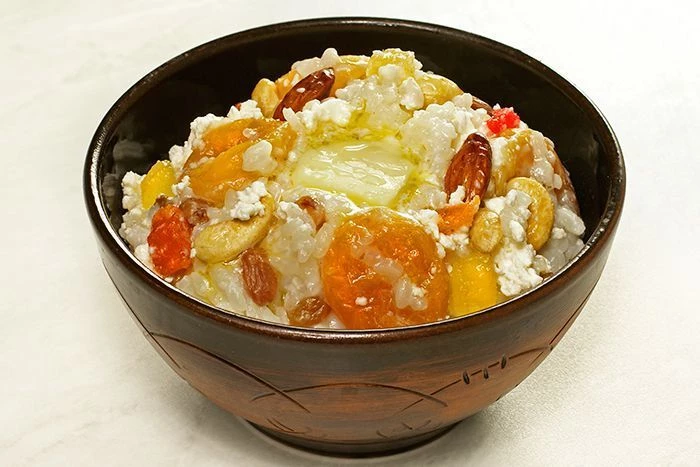 Рисовая каша с творогом