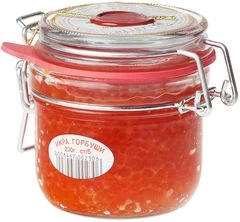 Икра красная горбуши малосоленая 230г