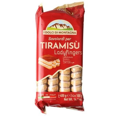 Печенье сахарное для тирамису Савоярди Bonomi Италия 400г-0}