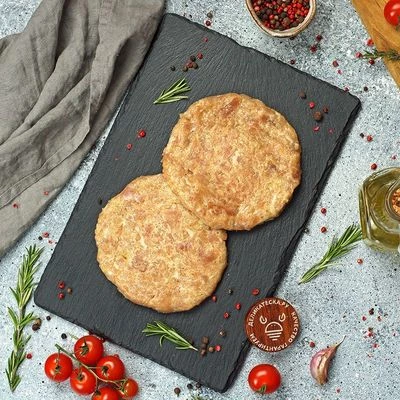 Бургеры из индейки и цыпленка от Шефа ручная работа авторский рецепт Деликатеска 300г-0}