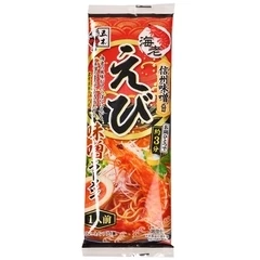 Лапша Рамен Ebimiso со вкусом Мисо и креветки Япония 125г