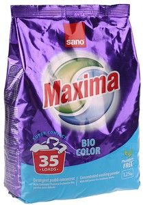 Стиральный порошок Maxima Bio color 1,25кг