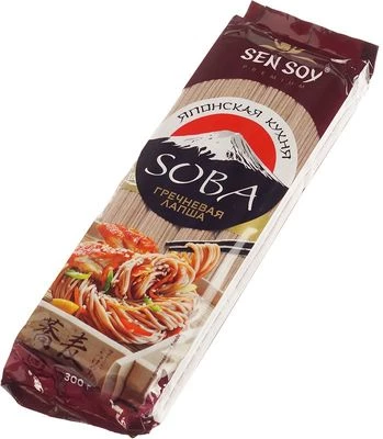 Лапша гречневая Соба Sen Soy 300г-1}