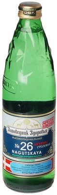 Вода Нагутская №26 минеральная газированная 0,5л-0}