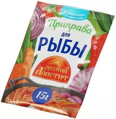 Приправа для рыбы без ароматизаторов и усилителей вкуса Русский Аппетит ...