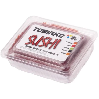 Икра красная летучей рыбы Тобико Суши замороженная 500г-1}