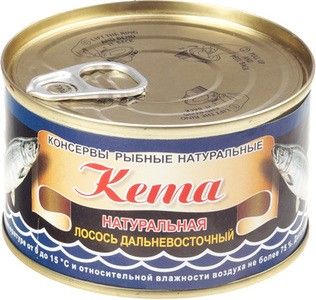Кета в собственном соку 227г