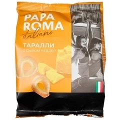 Таралли Papa Roma с сыром Чеддер без сахара 180г
