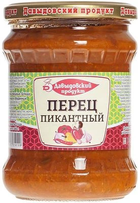 Перец пикантный без консервантов и ГМО Давыдовский продукт 460г-0}
