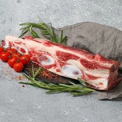 Говядина ребра на кости охлажденные из мяса молодого бычка ~800г