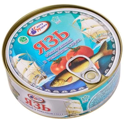 Язь обжаренный в томатном соусе Санта Мария 230г-1}