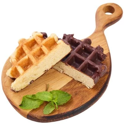Вафля Льежская с шоколадом Augustin`s Waffels Бельгия 100г-0}