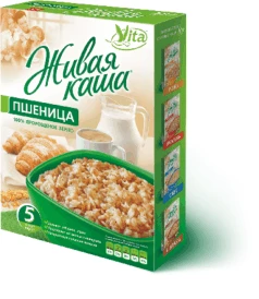 Живая каша пшеница Organic 300г-0}