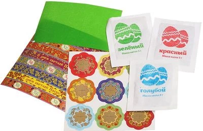 Пасхальный набор Трафареты -1}