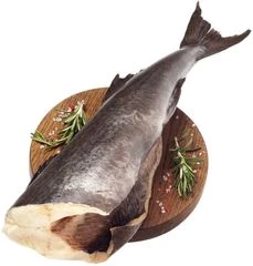 Угольная рыба черная потрошеная без головы ~1,25кг