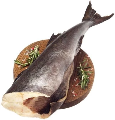 Угольная рыба черная потрошеная без головы ~1,25кг-0}