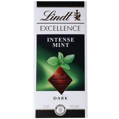 Шоколад Lindt темный со вкусом мяты Excellence 100г-0}