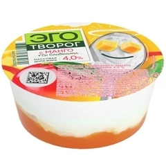 Творог Эго со сливками и манго 140г