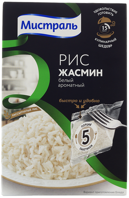 Рис Жасмин белый ароматный 5*80г
