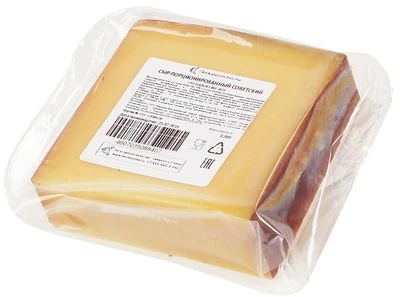 Сыр Советский кусок 50% жир. Деликатеска 300г-1}