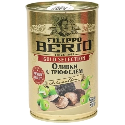 Оливки с трюфелем Filippo Berio Испания 300г -0}