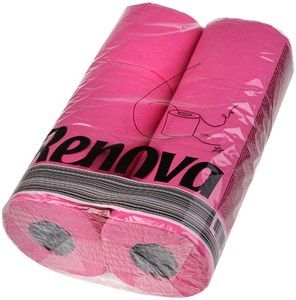 Туалетная бумага Renova Fucsia
