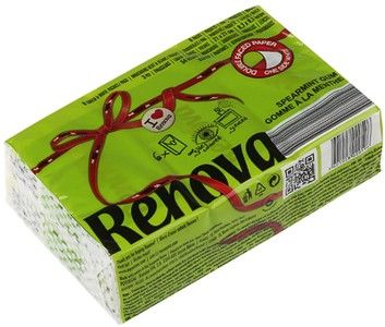 Платочки бумажные Mint Green