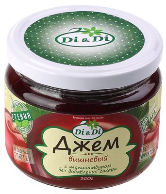 Джем вишневый со стевией 300г - купить в Москве по выгодной цене в ...