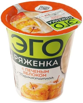 Ряженка термостатная Эго с печеным яблоком 2.9% жир. 300мл-0}