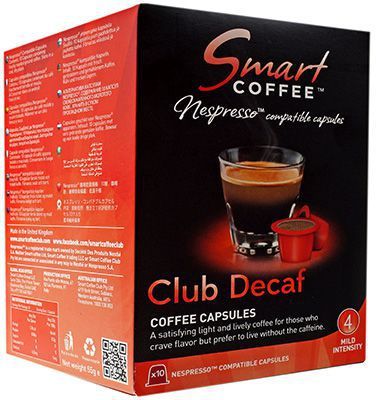 Lab smart coffee. Кофе в капсулах Smart Coffee Decaf. Premium Club кофе. Кофе клаб Челябинск. Auch к. кап. Ар. ЭС. Декаф. 10& 5г.