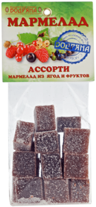 Мармелад Ассорти из ягод и фруктов 180г