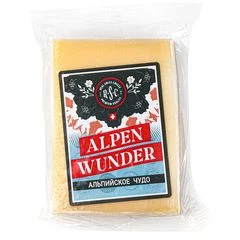 Сыр твердый Альпийское Чудо кусок 50% жир. 150г