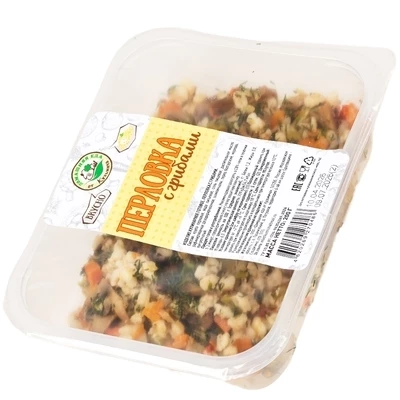 Перловка с грибами Домашняя еда от Кузьмича 200г-0}