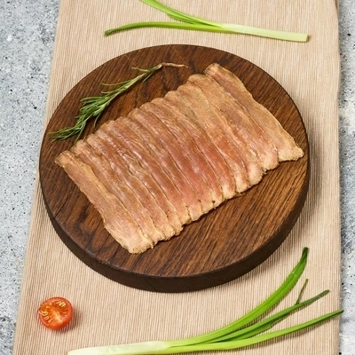 Хамон сыровяленый из мяса индейки нарезка Деликатеска 50г-1}