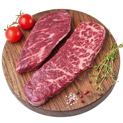 Стейк из мраморной говядины Денвер халяль Деликатеска ~300г-0}