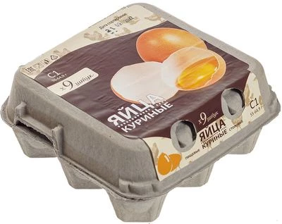 Яйца куриные пищевые столовые С1 9шт-0}