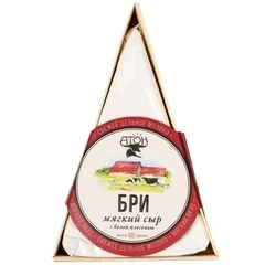 Сыр мягкий Бри с белой плесенью 50% жир. Атон 100г