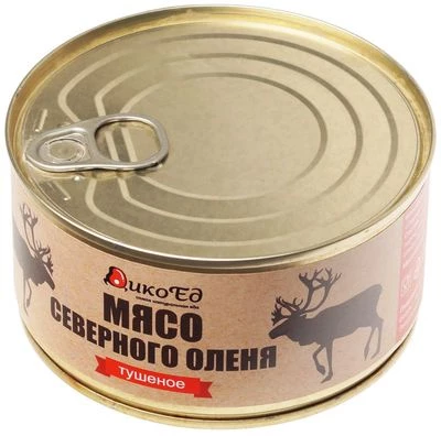 Тушеное мясо северного оленя Высший сорт 325г-0}