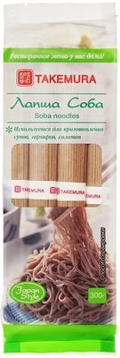 Лапша гречневая Соба для приготовления супов гарниров салатов 300г-0}