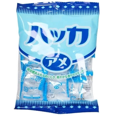 Карамель освежающая Мятная Япония 84г-0}