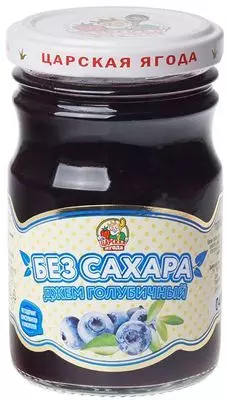 Джем десертный голубичный без сахара 195г - купить в Москве по выгодной ...