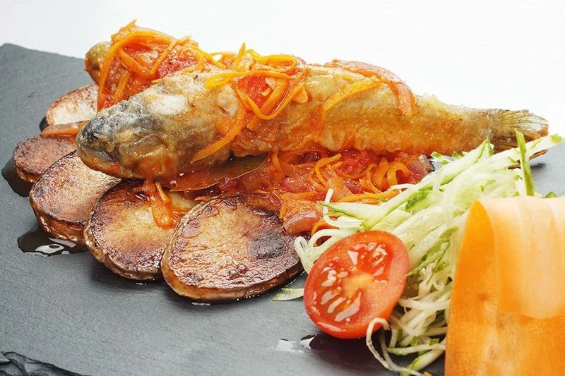 Черноморские бычки под маринадом