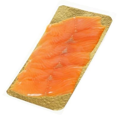 Форель холодного копчения сухого посола без консервантов нарезка 100г-1}