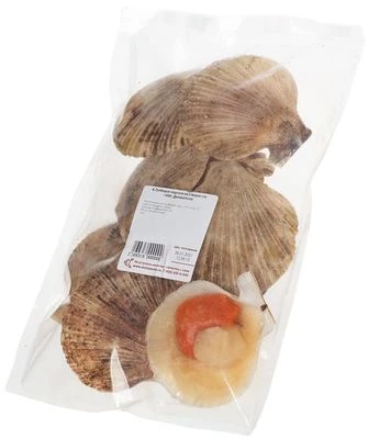 Гребешок морской на створке ~500г-1}