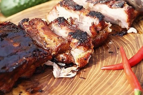 Свиные ребра в соусе Барбекю