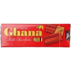 Шоколад Гана молочный Lotte Япония 40г