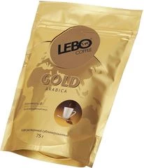 Кофе Lebo Gold арабика растворимый 75г
