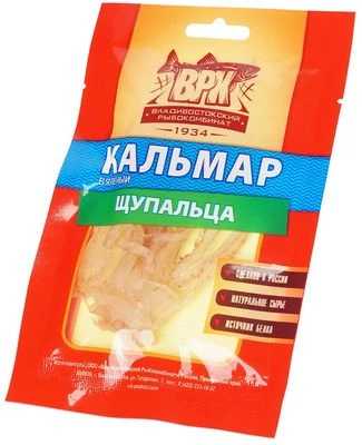 Щупальца кальмара командорского вяленые 20г-1}