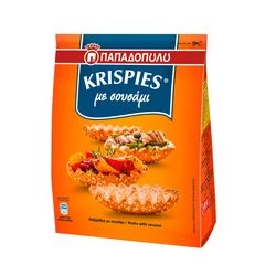 Сухари Krispies с кунжутом Papadopoulos Греция 200г