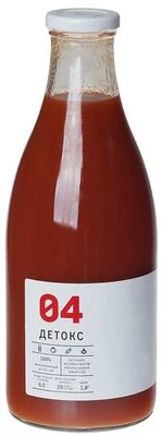 Сок мультиовощной Детокс №04 без сахара 1л-0}